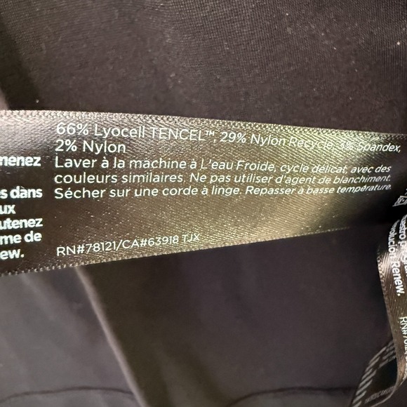 Eileen Fisher High Collar Long Vest Womens Small Open Pockets Sleeveless Organic - Picture 7 of 9